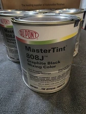 1 U.S. Quart Dupont Axalta Cromax MasterTint 808J Graphite Black Mixing Color