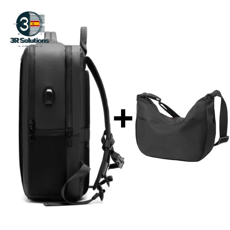 Mochila Viaje Negocios XOKY 15.6” 40L Impermeable Con Carga USB