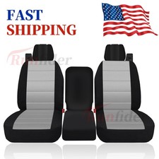 402040 Bench Seat Cover For Ford F150 Xlstandard 20042008 Durable Fit-gray