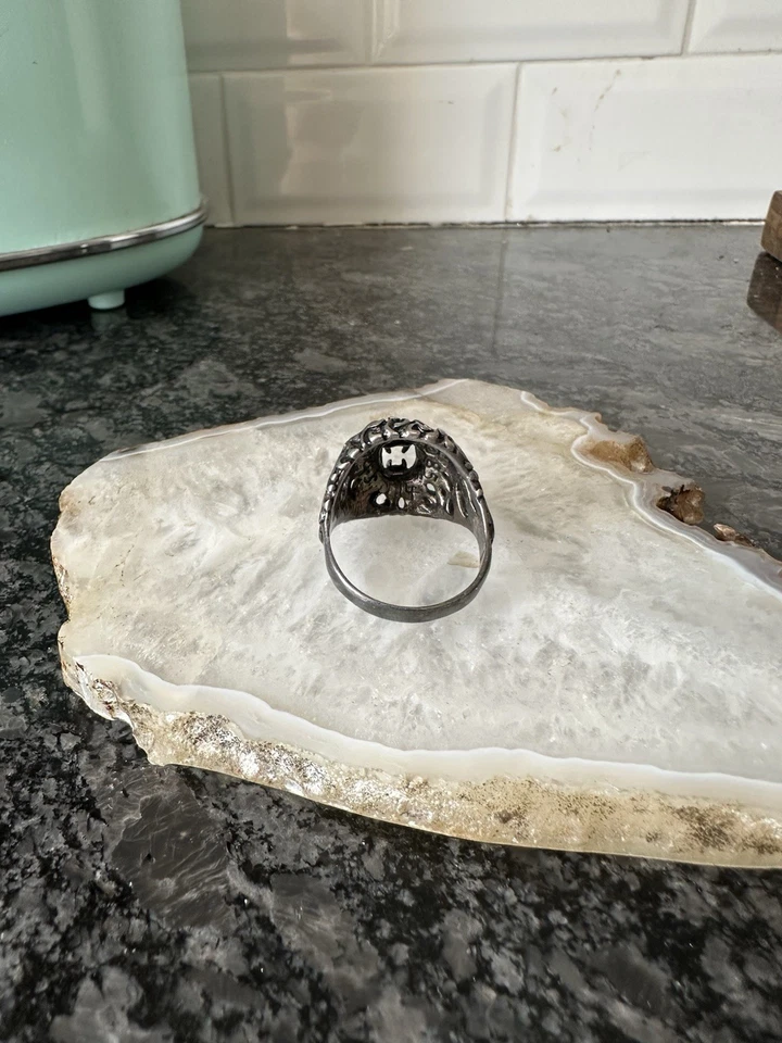 Size 14 Gordon & Smith 925 Silver Plated 1985 Vintage Lion Head Biker Men’s Rare - Image 4 of 4