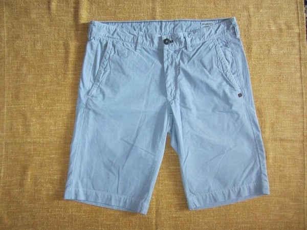 Men Mason's Shorts Blue Cotton 32