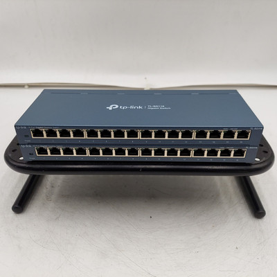 LOT OF 2 TP-Link TL-SG116 16 Port Gigabit Switch