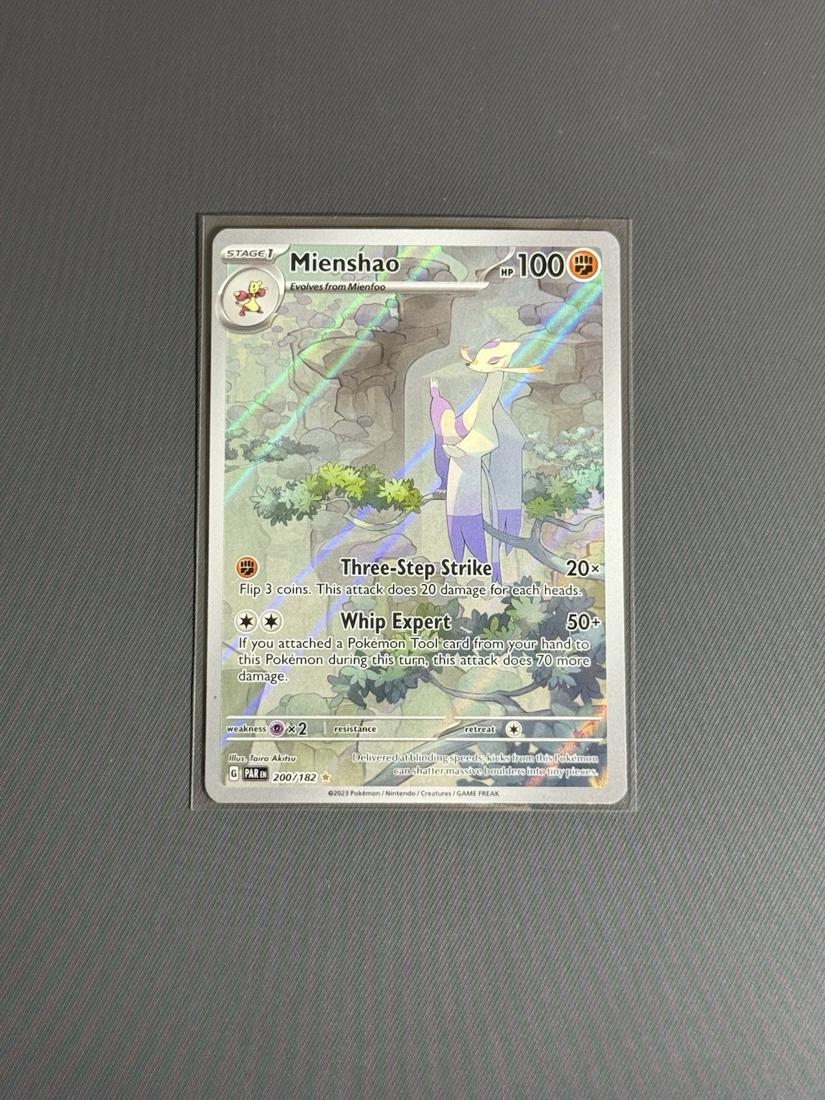 Mienshao 200/182 Sv04: Paradox Rift Holo Pokémon TCG Card NM/M Condition