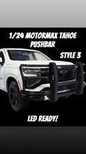1/24 MOTORMAX TAHOE PUSHBAR LED READY  CUSTOM POLICE FIRE WRAPAROUND STYLE 3