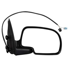 Black Passenger Side Mirror Power for 2003 2006 Chevrolet Silverado 15226944