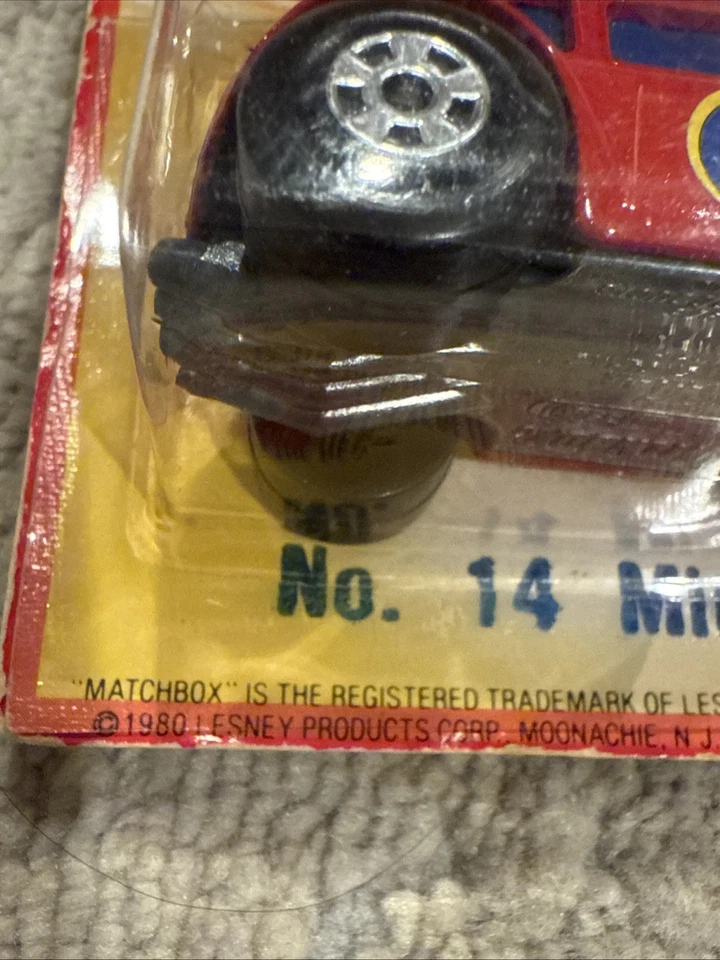 Mini-Ha-Ha Mini Cooper 1975 Matchbox Superrápido En Tarjeta Dañada Coche Como Nuevo Foto 2 de 4