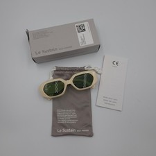 Le Specs Slaptrash Sunglasses in Ivory