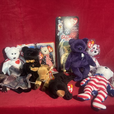 lot of 10 beanie babies- best of the best. see description (R)