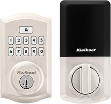 SmartCode 260 Keyless Entry Electronic Keypad Deadbolt Door Lock Satin Nickel