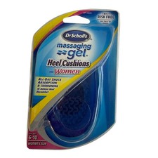Dr Scholl s Women's 6-10 Massaging Gel Comfort Heel Cushions NEW