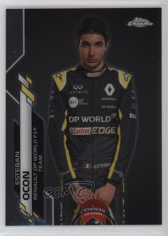 2020 Topps Chrome Formula 1 F1 Racers Esteban Ocon #10 11vc