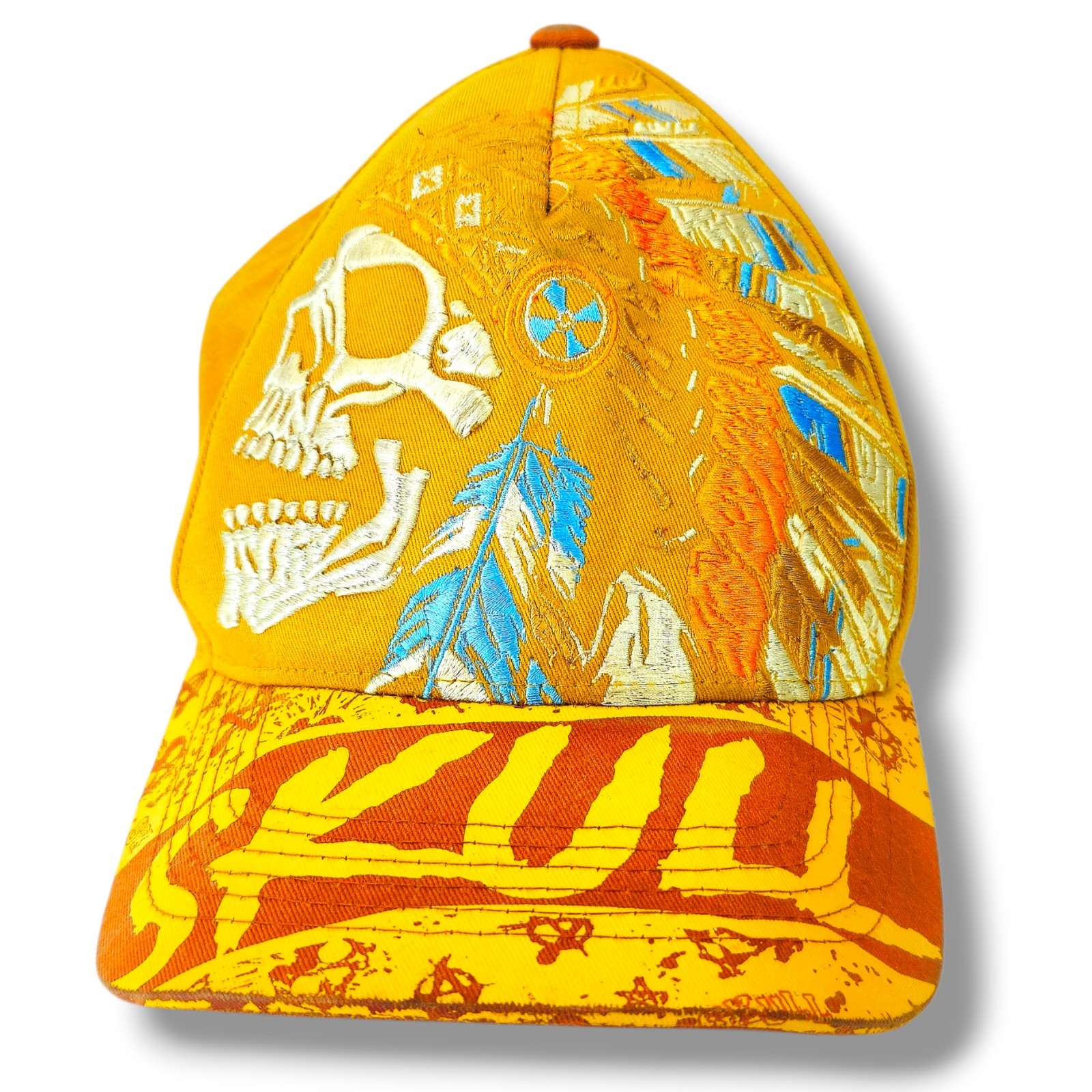 SKULL Native Top Level Snapback Hat Cap Skate Bas… - image 1