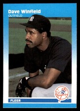 Dave Winfield 1987 Fleer Classic Miniatures #117 Yankees MLB READ FREE SHIPPING