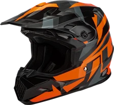 GMAX Fits MX-96 Splinter Helmet Black/Orange XS With MIPS & Ventilation