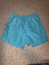 Southern Tide Swim Shorts Mens M Blue Embroidered Logo Mesh Lined Drawstring