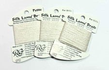 Rainbow Gallery Silk Lame Braid Thread Needle...