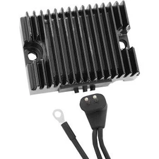 Drag Specialties Black Solid-State Regulator 81-84 Shovelhead 84-88 Evo Big Twin