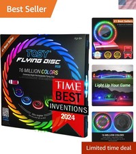 Flying Disc - 108 RGB Multicolor or 36 Monocolor LEDs, Super Bright, Smart Mo...