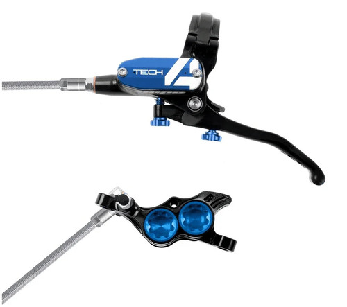 Hope Tech 4 E4 MTB Mountain Bike Disc Brakes - Braided Hose - Picture 4 of 32