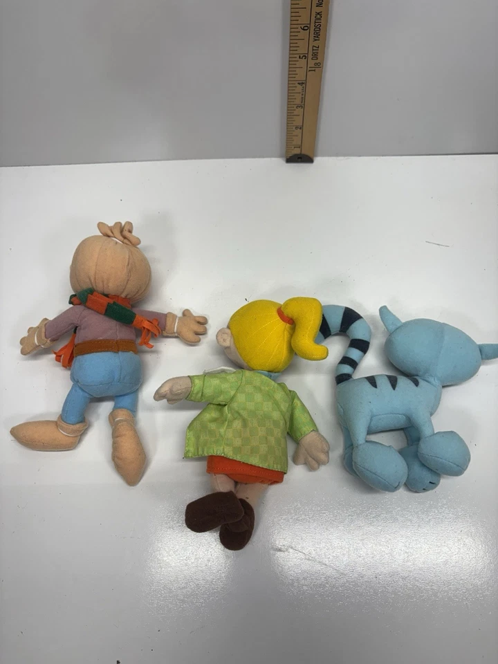 Bob the Builder Plush Lot 3: Wendy, Pilchard Cat, & Spud the Scarecrow: 2000s - Image 3 of 4