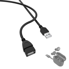 USB Extension Charging Cable Compatible with Jlab Go Air/Pop/Sport/Tones, Jlab E
