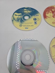 Shenmue Sega Dreamcast Game Discs Only Lot Of 4 Tested