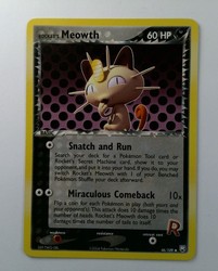 Rocket's Meowth 46/109 EX Team Rocket Returns