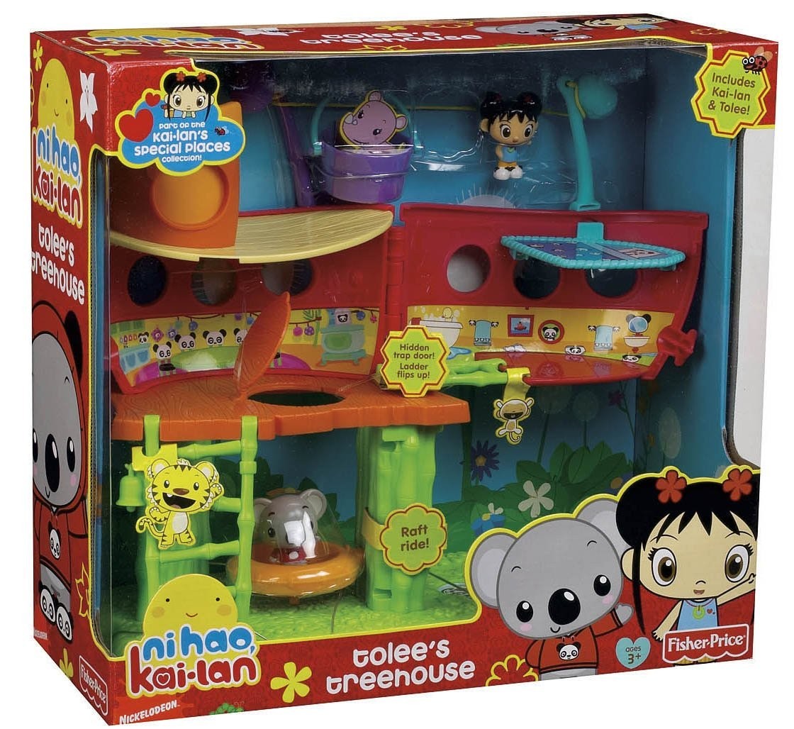 Ni Hao Kai-lan Tolee's Treehouse Playset ~ Includes 2 Figures