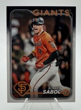 2024 Topps Series 2 Blake Sabol #521 San Francisco Giants