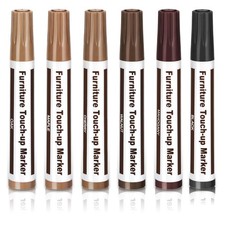 Wood Furniture Repair Markers, 6 Colors Touch up Kit for Scratches 6
