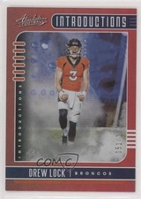 2019 Panini Absolute Introductions Red Spectrum 51/100 Drew Lock #8 l8x