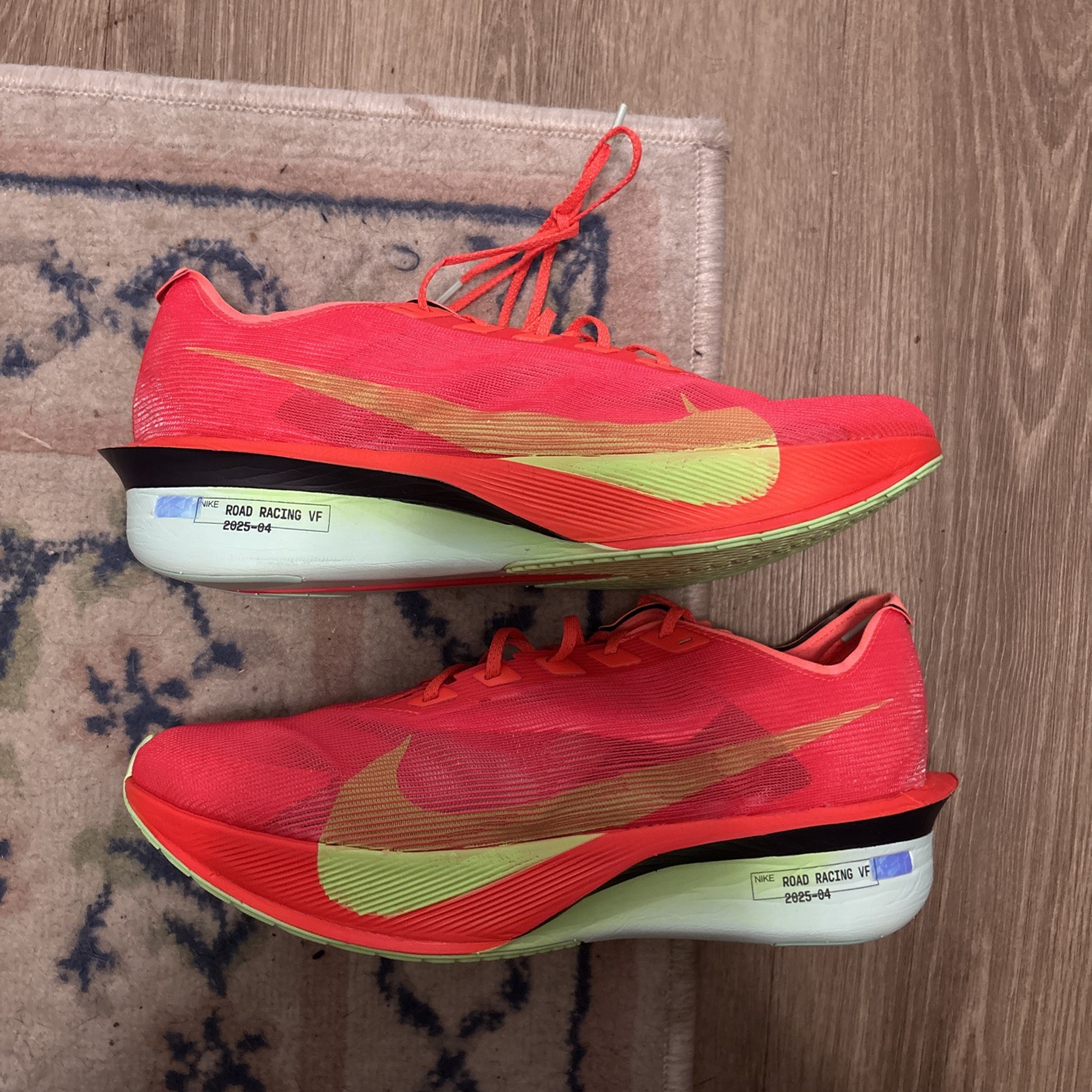 Men’s Sz 14 Nike ZoomX VaporFly Next% 4 Bright Crimson Lime HF6414-600 ((NWB))
