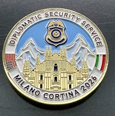 Diplomatic Security Service Coin Badge - FBI DEA ATF HSI MSG USSS Det Embassy