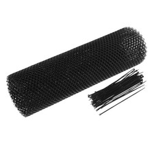 Durable Balcony Pet Netting Black Plastic Mesh Safety Guard for Railings