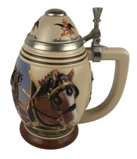 2001 Anheuser-Busch Collector's Club Membership Stein Living the Legacy CB17