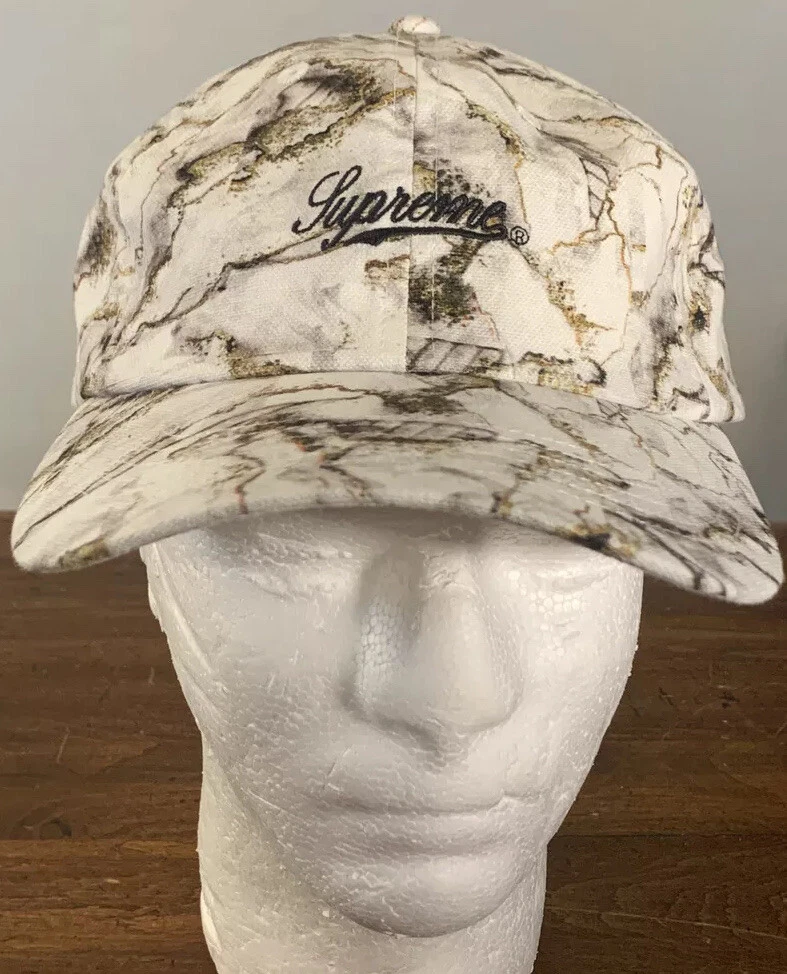 CHAPEAU OS BLANC 6 PANNEAUX MARBRE SUPRÊME FW20 SEMAINE 18 (100% AUTHENTIQUE) NEUF