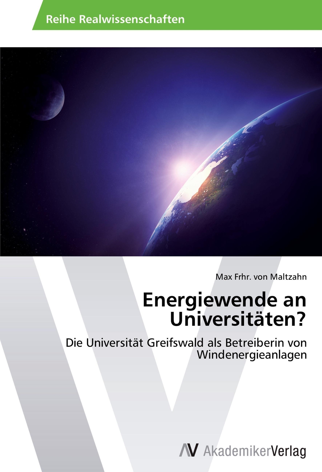 Thumbnail - Energiewende An Universitäten? Max Frhr. Von Maltzahn Taschenbuch