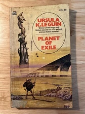 Vintage 1966 PLANET OF EXILE By Ursula K. Le Guin ACE Paperback Book Sci Fi 