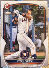 2023 Bowman 1st Prospect Kenni Gomez #BP-40 Houston Astros