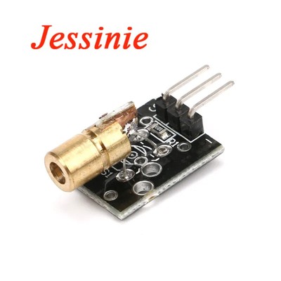 KY-008 650nm 5V Red Laser Sensor Module Copper Head for Arduino