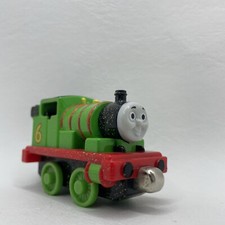 Snow Covered Percy Thomas  Friends Tank Engine Take n Play Along Diecast Train