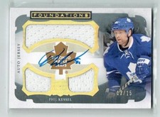 13-14 UD Upper Deck The Cup Foundations  Phil Kessel  /15  Trio Jerseys  Auto