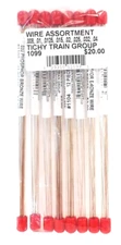 HO Scale Tichy Train Group 1099 Phosphor-Bronze Wire Assortment (8) Pack