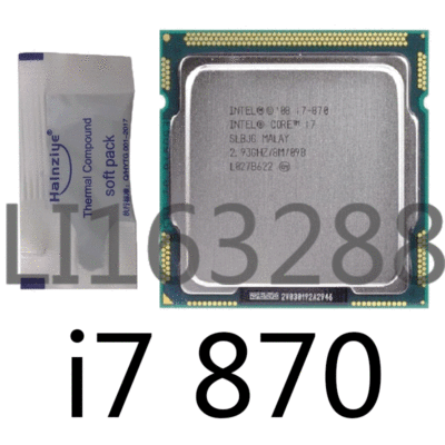 Intel Core i7-870 2.93GHz 8MB 2.5GT/s LGA1156 CPU Processor
