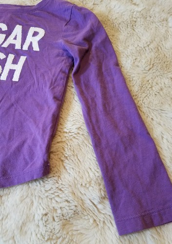 Gap Kids X-Small (4-5) Black Sequin Leggings Gap Purple Long Sleeve Sugar Rush - Picture 8 of 11