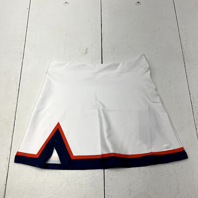 Nfinity White Blackman High School Cheer Uniform Skirt Women's Size Medium NEW