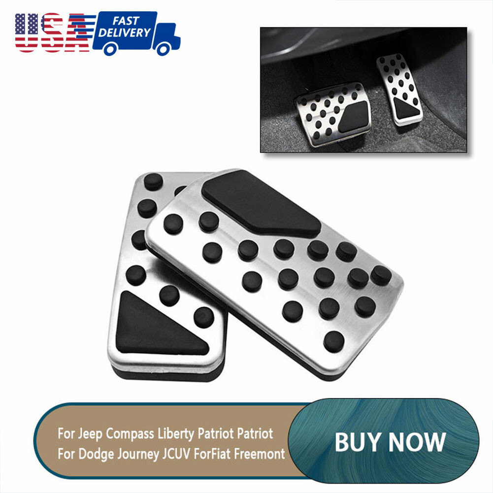 Gas Brake Accelerator Pedal Covers For Jeep Compass Patriot Liberty