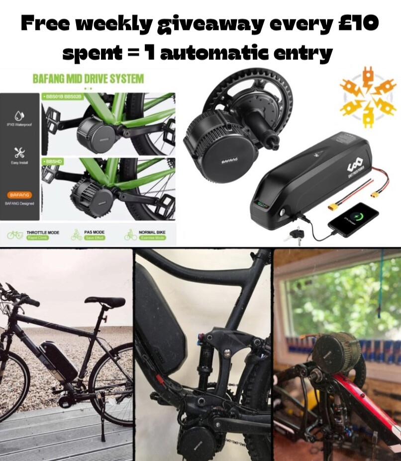 250w-750w BAFANG Mid-Drive Conversion Kit (BBS02 BBS02B) UK