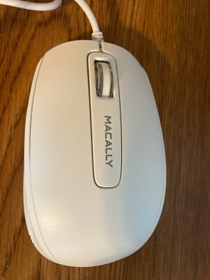 Macally 3 Button Optical USB Wired Mouse for Mac and PC (turbo)