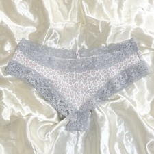 Y2K Vintage Victoria's Secret PINK Extra Low Rise Cheekster Panties Lace Cheetah